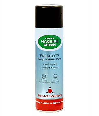 Aerosol Solution Pro-cote Machine Green Paint