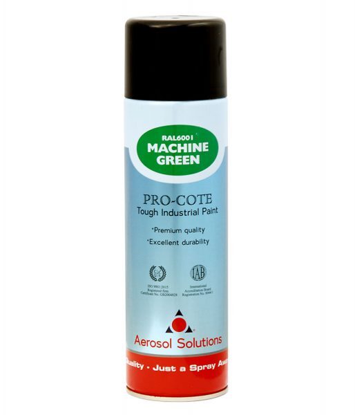 Aerosol Solution Pro-cote Machine Green Paint