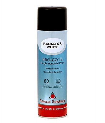 Aerosol Solution Pro-cote Radiator White