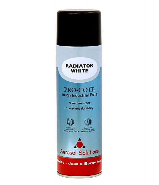Aerosol Solution Pro-cote Radiator White