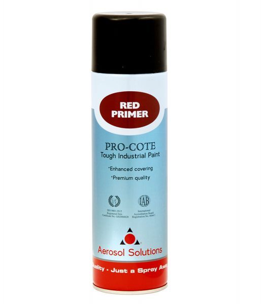 Aerosol Solution Pro-cote Red Primer Paint