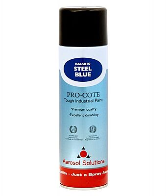 Aerosol Solution Pro-cote Steel Blue Paint