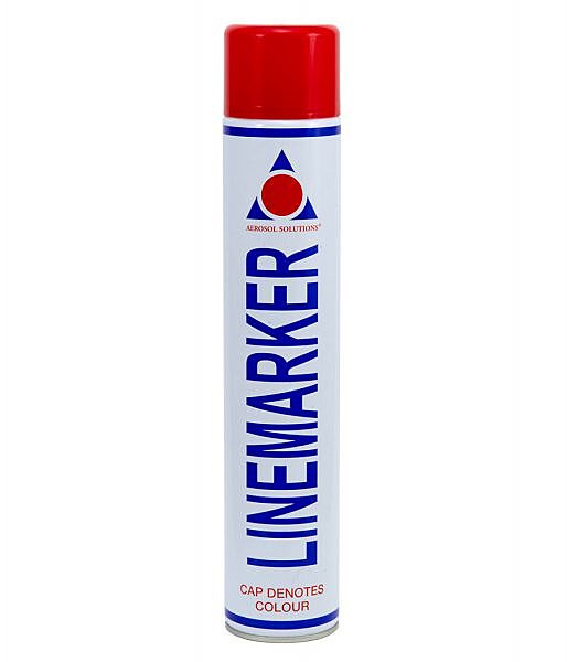Aerosol Solution Red Line Marker Paint