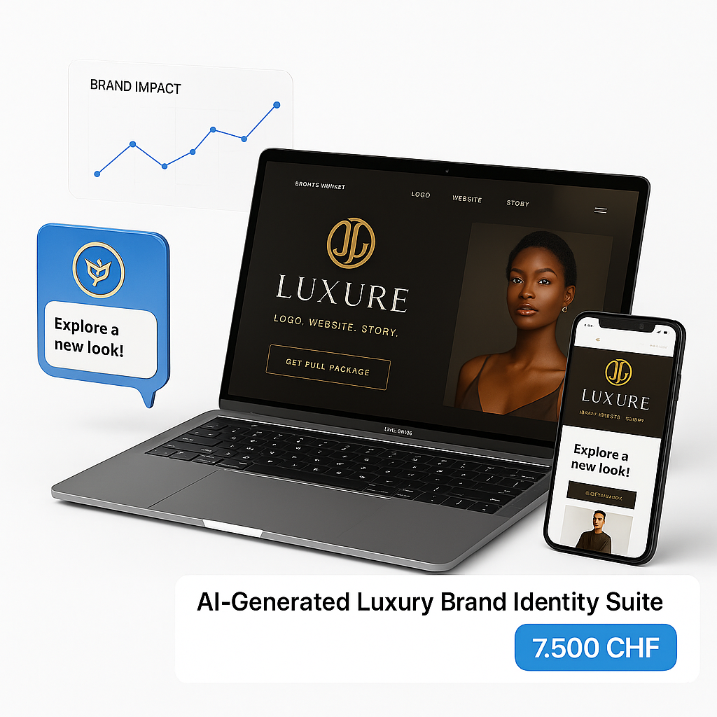 AI-Generated Luxury Brand Identity Suite