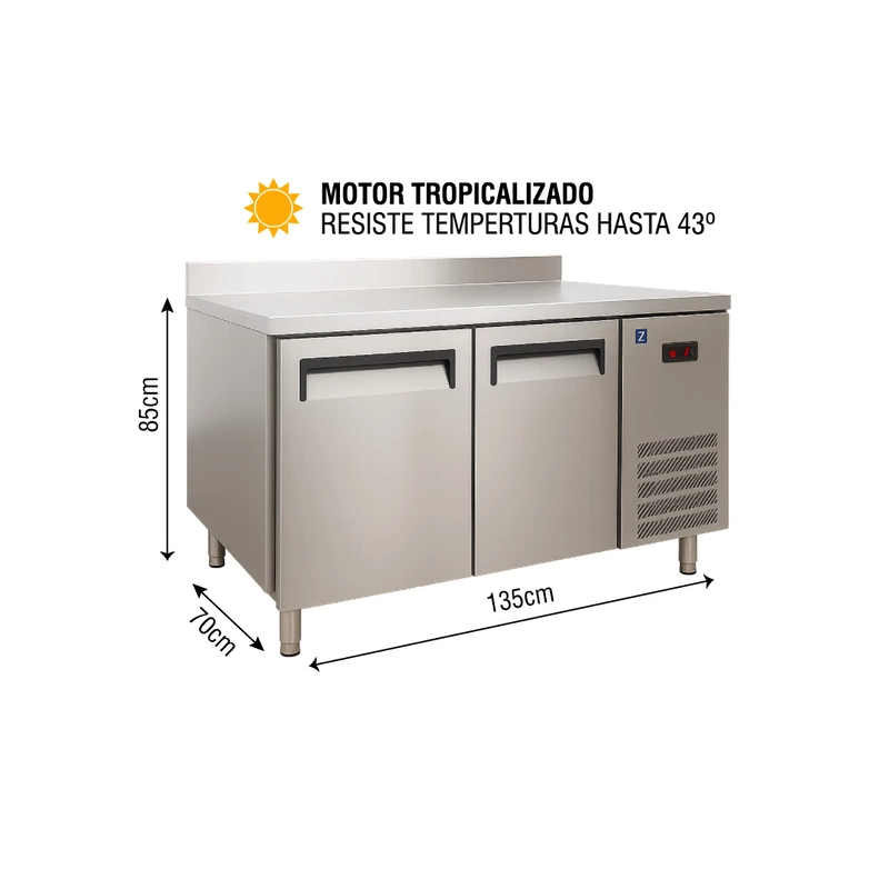Bajomostrador refrigerado RT-15V (700)