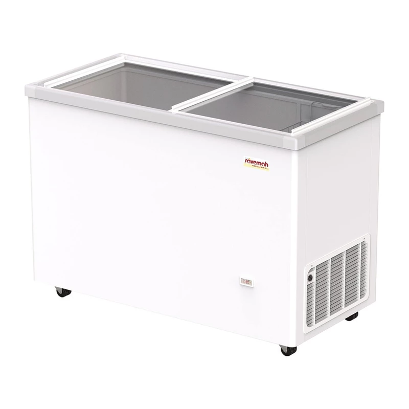 Arcón congelador puerta corredera de cristal Savemah ARCA 4SG