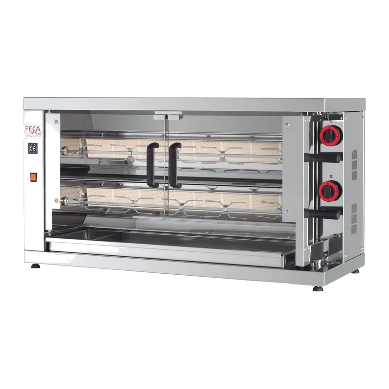 Asador de pollos a gas Feca 210 EKO 2 espadas