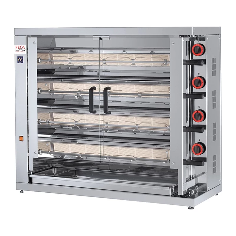 Asador de pollos a gas Feca 420 EKO 4 espadas