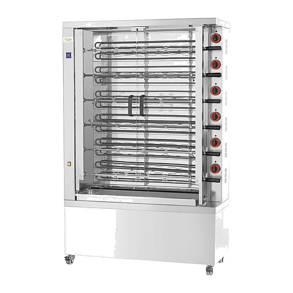 Asador de pollos eléctrico Feca 630 EKO-E 6 espadas