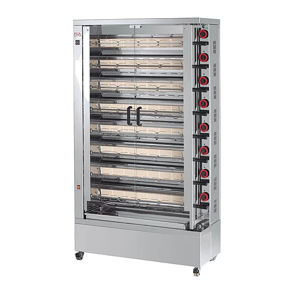 Asador de pollos eléctrico Feca 840 EKO-E 8 espadas