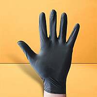 Aurelia Absolute Black Nitrile Gloves (M)