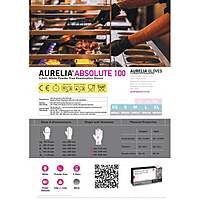 Aurelia Absolute Black Nitrile Gloves (M)