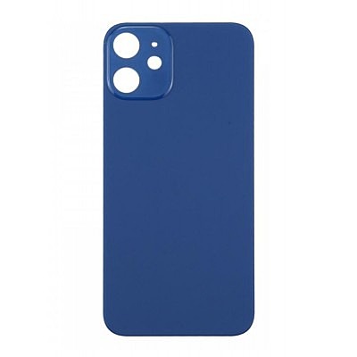 Apple iPhone 12 Mini - Replacement Back , Rear Glass Big Hole Camera - Blue