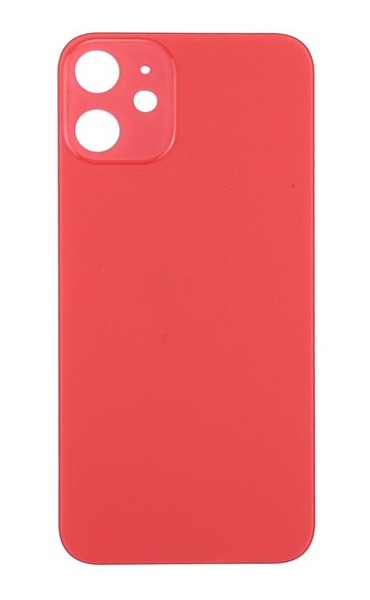 Apple iPhone 12 - Replacement Back , Rear Glass Big Hole Camera - Red