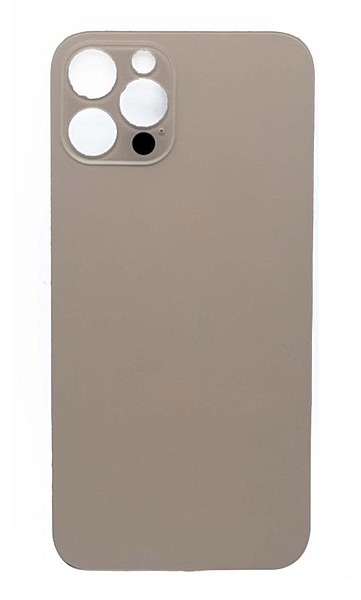 Apple iPhone 12 Pro - Replacement Back , Rear Glass Big Hole Camera Matt - Gold