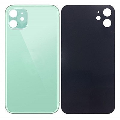 Apple iPhone 11 - Replacement Back , Rear Glass Big Hole Camera - Green