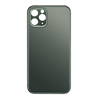 Apple iPhone 11 Pro Max - Replacement Back , Rear Glass Big Hole Camera Matt - Midnight Green