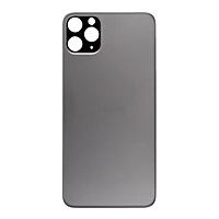 Apple iPhone 11 Pro Max - Replacement Back , Rear Glass Big Hole Camera Matt - Space Grey