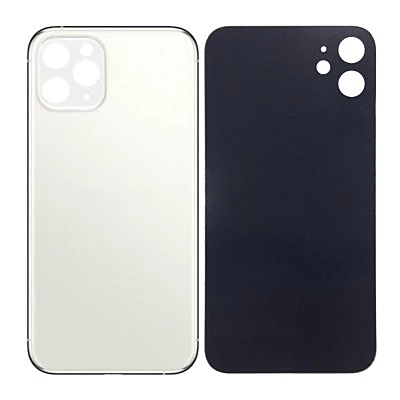 Apple iPhone 11 Pro - Replacement Back , Rear Glass Big Hole Camera Matt - White