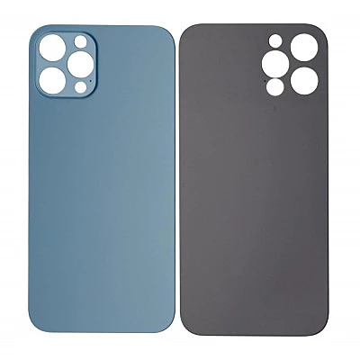Apple iPhone 12 Pro - Replacement Back , Rear Glass Big Hole Camera Matt - Pacific Blue