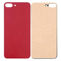 Apple iPhone 8 Plus - Replacement Back , Rear Glass Big Hole Camera - Red