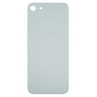 Apple iPhone 8 - Replacement Back , Rear Glass Big Hole Camera - White
