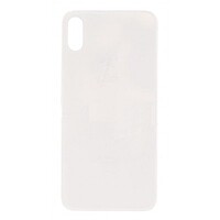 Apple iPhone X - Replacement Back , Rear Glass Big Hole Camera - White