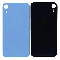 Apple iPhone XR - Replacement Back , Rear Glass Big Hole Camera - Blue