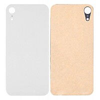 Apple iPhone XR - Replacement Back , Rear Glass Big Hole Camera - White