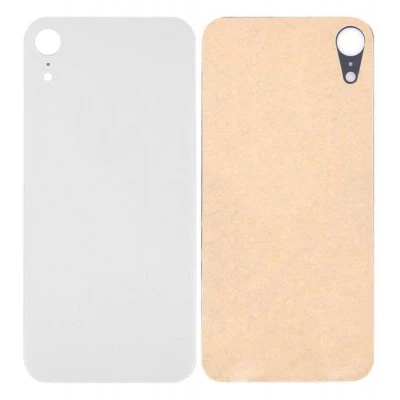 Apple iPhone XR - Replacement Back , Rear Glass Big Hole Camera - White
