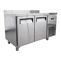 Bajomostrador refrigerado inox 2 puertas 135 × 60 cm Zine RT-15V(600) – detalle