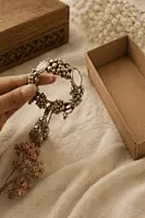 Boho Mirror Work Oxidized Bangle
