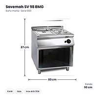 Medidas Savemah SV 98 BMG: 80 x 90 x 87 cm