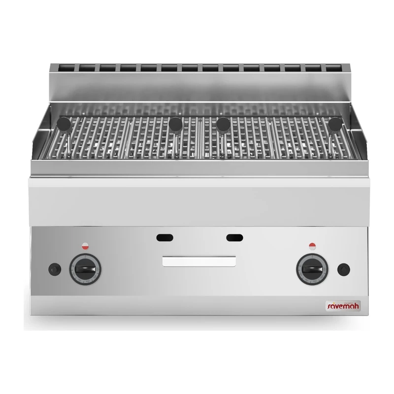 Barbacoa a gas de piedra volcánica sobremesa Savemah SV 657 GRLI