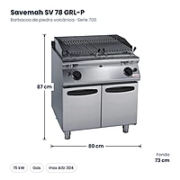 Medidas Savemah SV 78 GRL-P: 80 x 73 x 87 cm