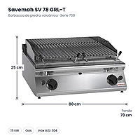 Medidas Savemah SV 78 GRL-T: 80 x 73 x 25 cm