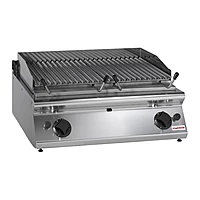 Barbacoa a gas de piedra volcánica sobremesa Savemah SV 78 GRL-T