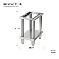 Base de apoyo abierto Serie 600 Savemah EN-1 A – medidas