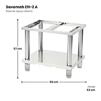 Base de apoyo abierto Serie 600 Savemah EN-2 A – medidas