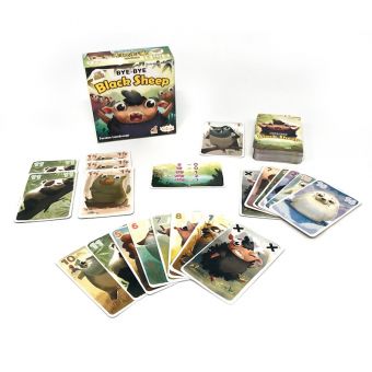 Bye Bye Black Sheep/Schwarzes Schaf Spielinhalt aufgefächert