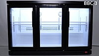 Mesa fría backbar 3 puertas correderas BBC-3