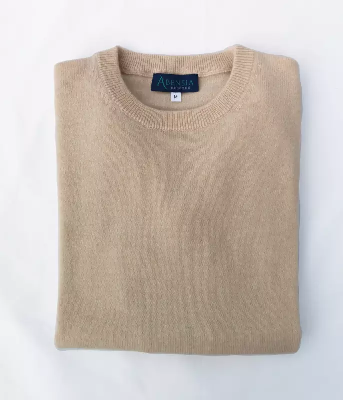 Col rond - Femme - M - Beige