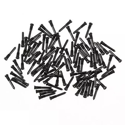Apple iPhone X - Replacement Bottom Pentalobe Screws - Bulk Pack x100 - Black