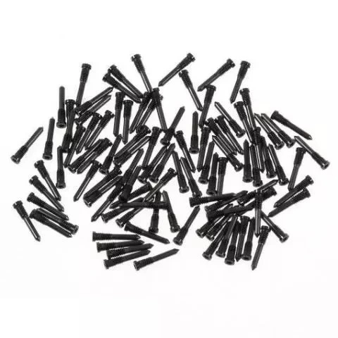Apple iPhone X - Replacement Bottom Pentalobe Screws - Bulk Pack x100 - Black