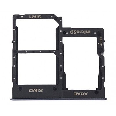Samsung Galaxy A31 A315 - Replacement Dual SIM & SD Card Tray - Black