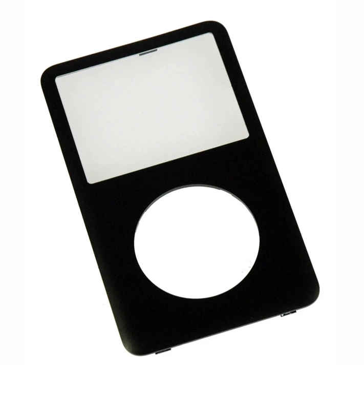 Apple iPod Classic 6th Generation - Front Metal Housing Cover Fascia - Black , Grey