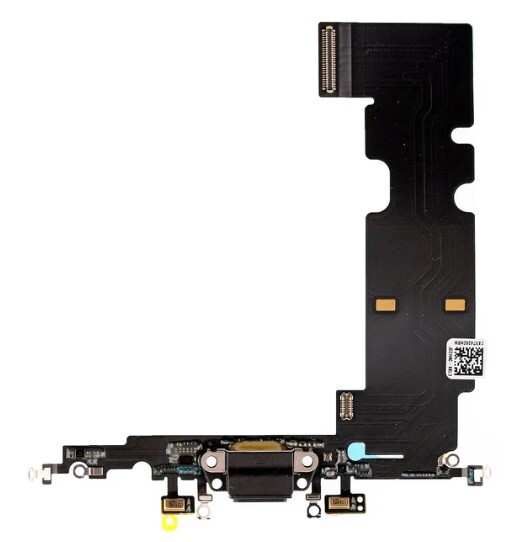 Apple iPhone 8 - Replacement Lightning Charging Port With Microphone - Black