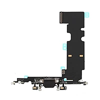 Apple iPhone 8 Plus - Replacement Charging Power Dock Flex With Main Microphone - Black