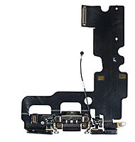 iPhone 7 - Replacement Dock Port Charging Flex With Antenna And Microphone - Black