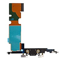 Apple iPhone 8 - Replacement Lightning Charging Port With Microphone - Black